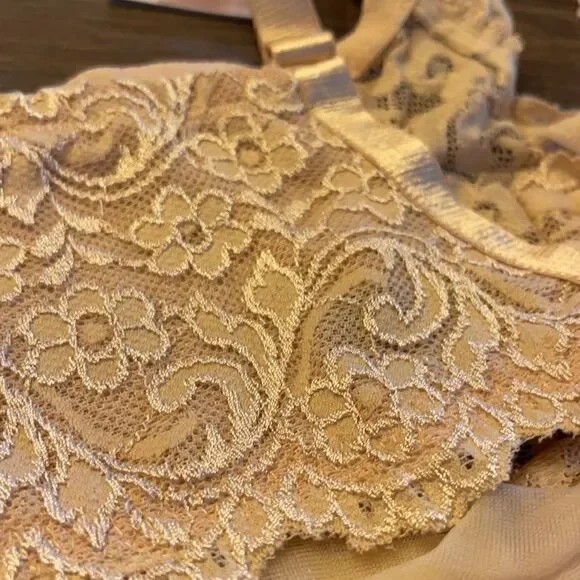 Sexy Lace Bra - Beige/Nude with Tag - Picture 2 of 13